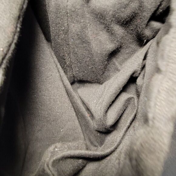 Pretty Little Thing Crop Zip Up Hoodie Black w/ White Logo - Size : Girls 14 - Picture 5 of 8